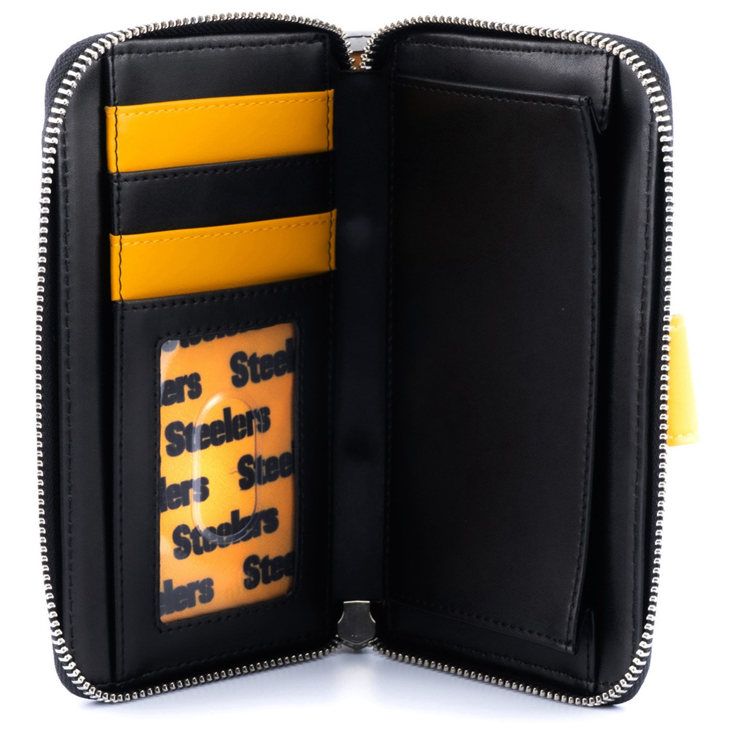 NFL Pittsburgh Steelers Logo Zip Around Wallet