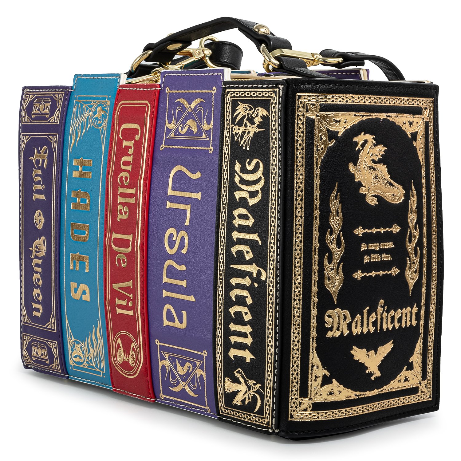 Exclusive - Disney Stitch Shoppe Villains Books Crossbody Bag