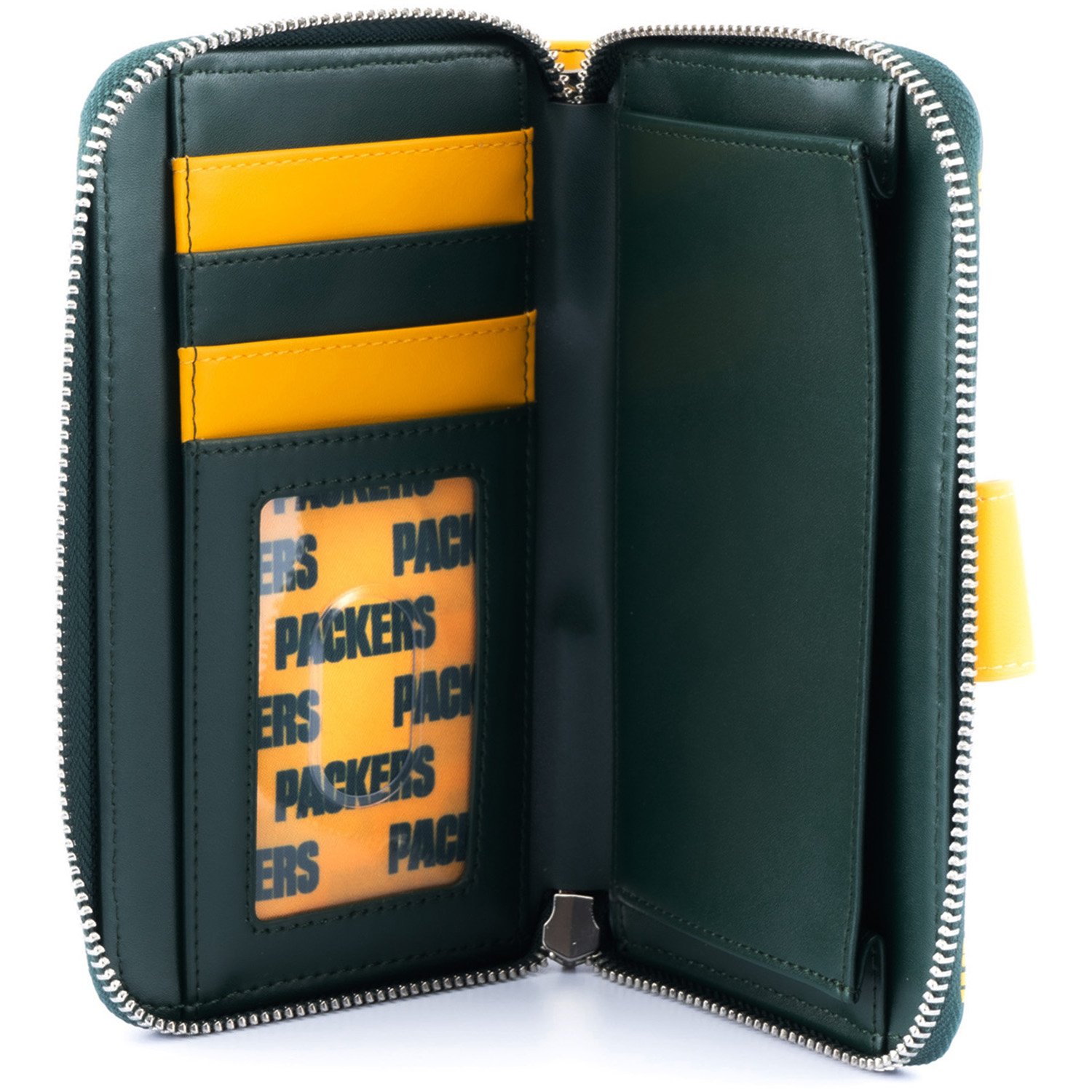 NFL Green Bay Packers Logo Zip Around Wallet