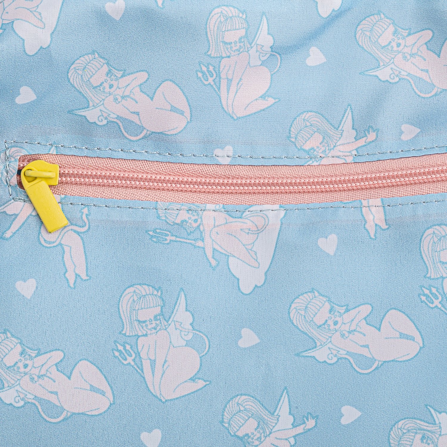 Valfré Lucy Blue Acid Wash Denim Mini Backpack