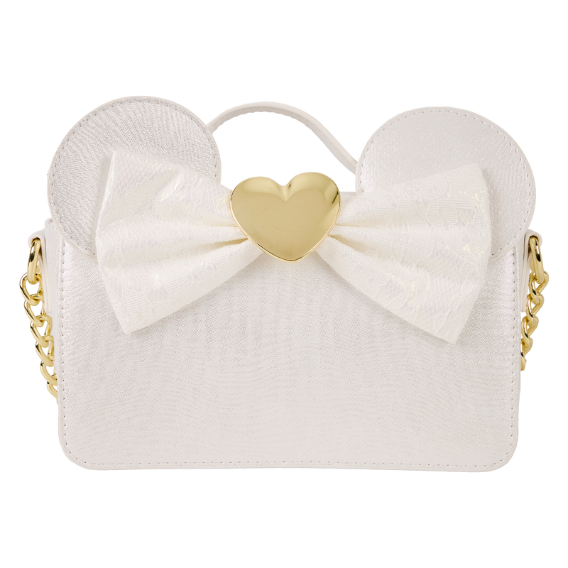 Minnie Mouse Iridescent Lace Wedding Crossbody Bag