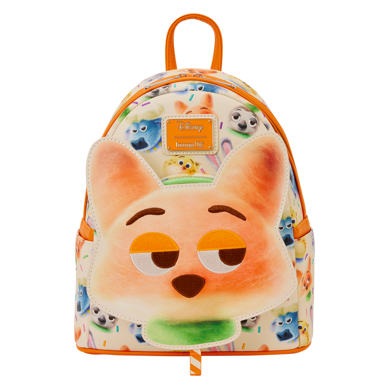 Zootopia 2 Nick Wilde Cotton Candy Cosplay All-Over Print Mini Backpack