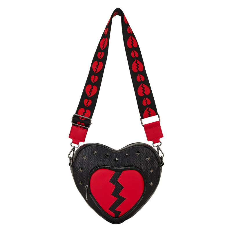 Loungefly Broken Heart Figural Crossbody Bag