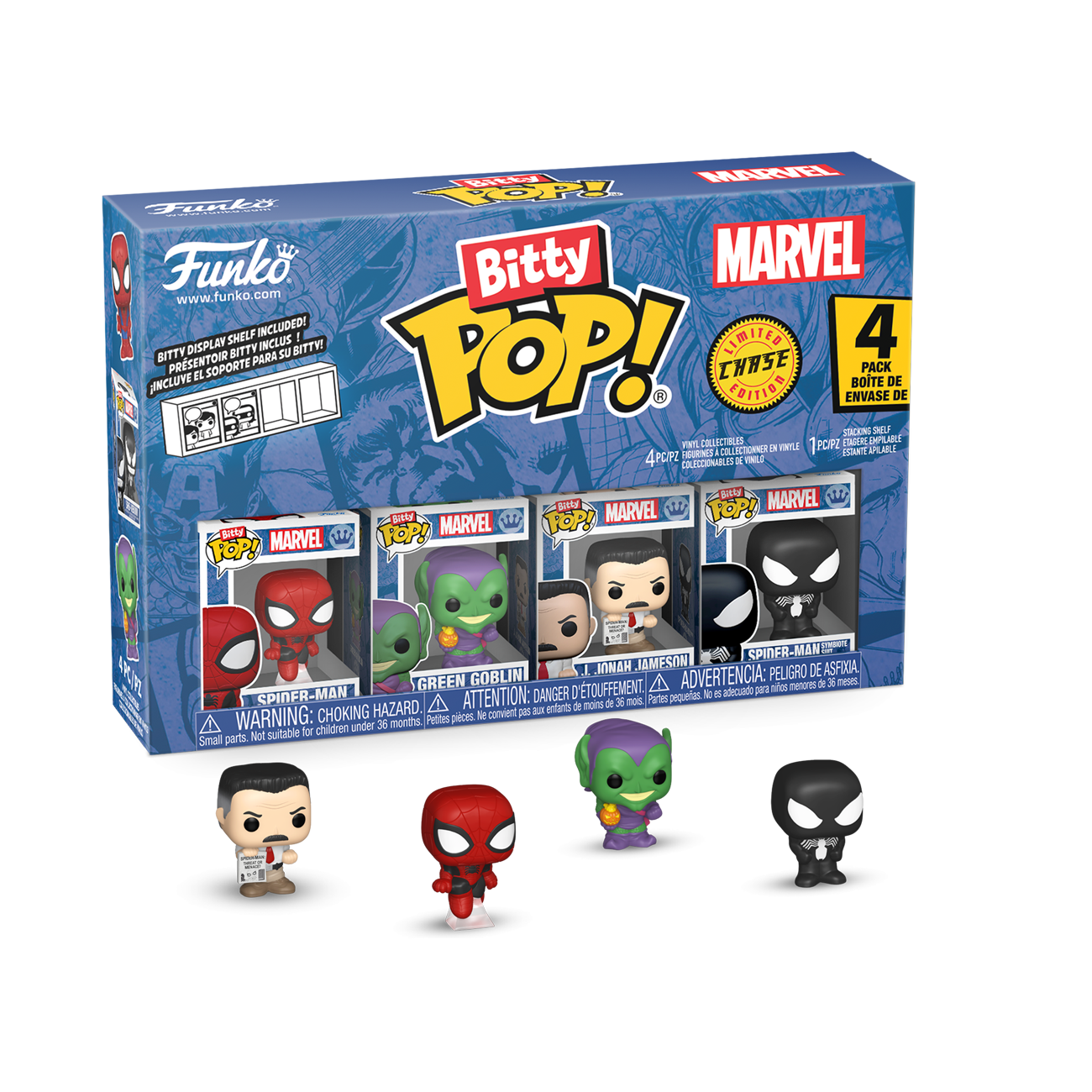 Bitty Pop! Spider-Man 4-Pack Series 1