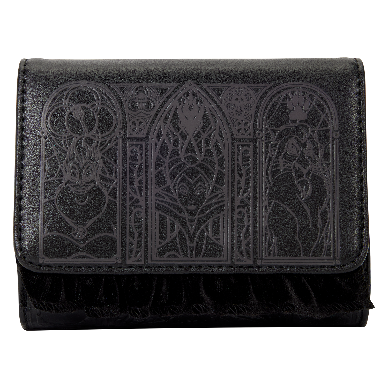 Disney Villains Stained Glass Trifold Wallet