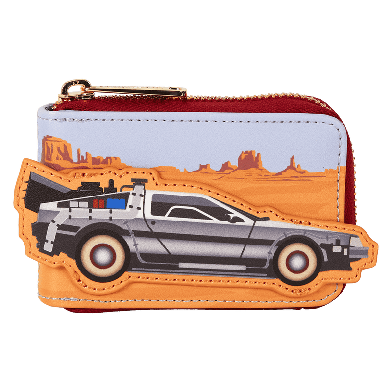 Back To The Future 40th Anniversary Time Machine Accordion Wallet