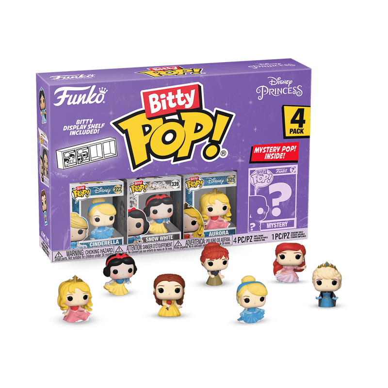 Bitty Pop! Disney Princess 4-Pack Series 3
