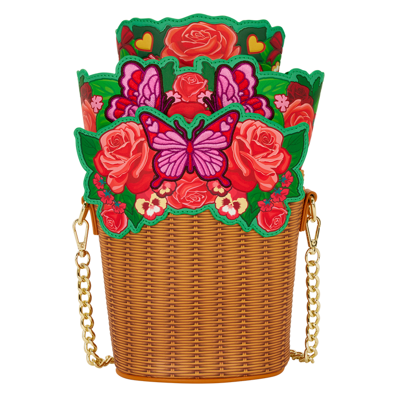 Loungefly Flower Basket Figural Crossbody