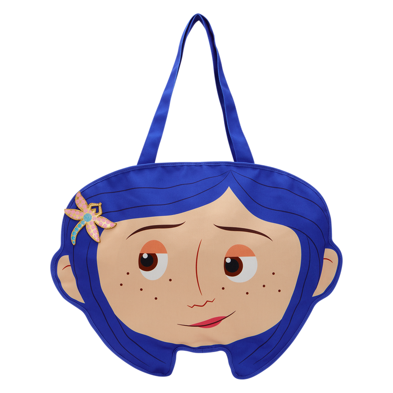 Coraline Cosplay Canvas Tote Bag