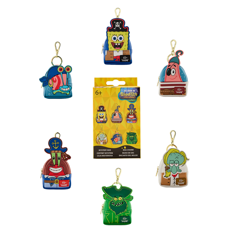 SpongeBob SquarePants Mystery Mini Backpack Keychain Charm