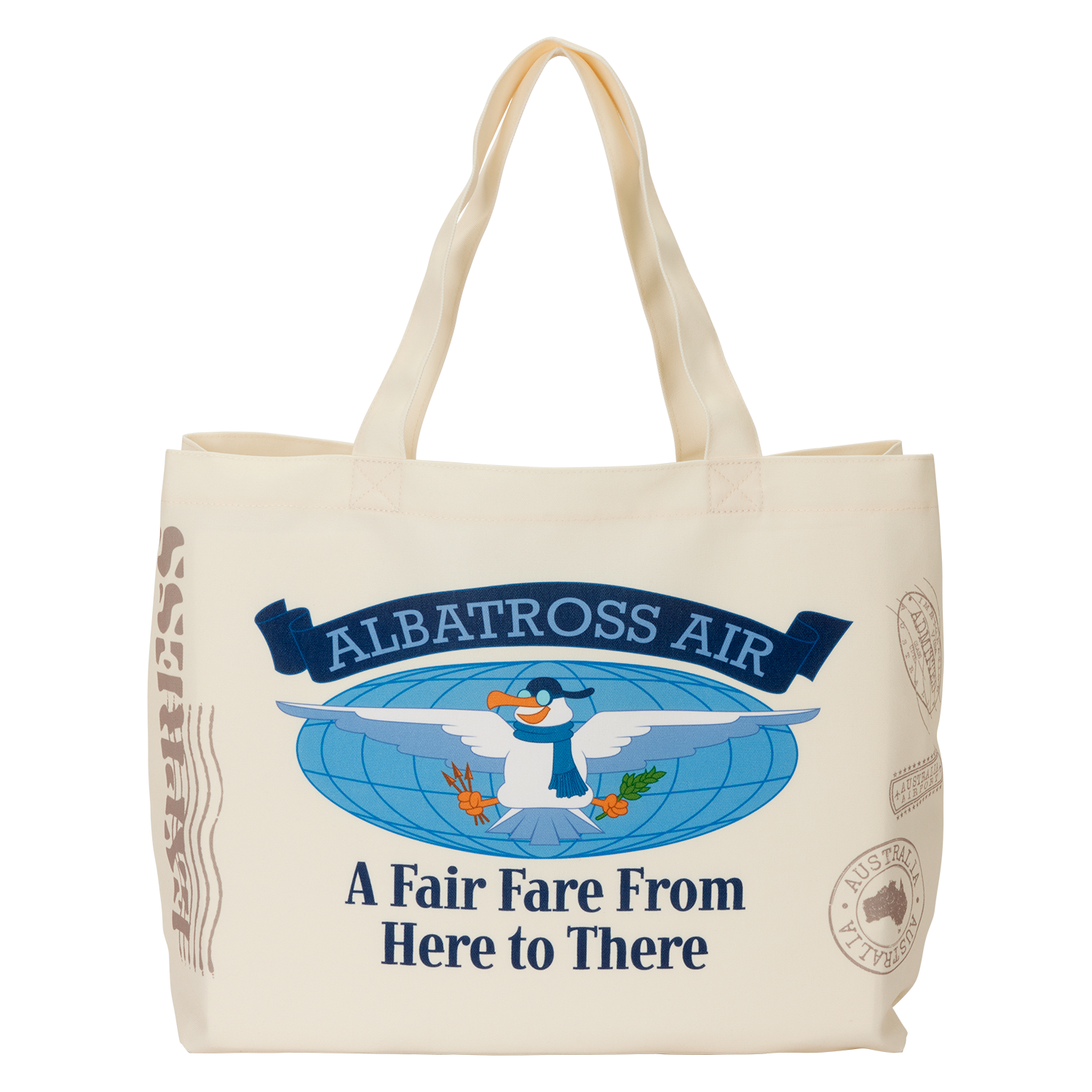 The Rescuers Down Under Albatross Air Canvas Tote Bag