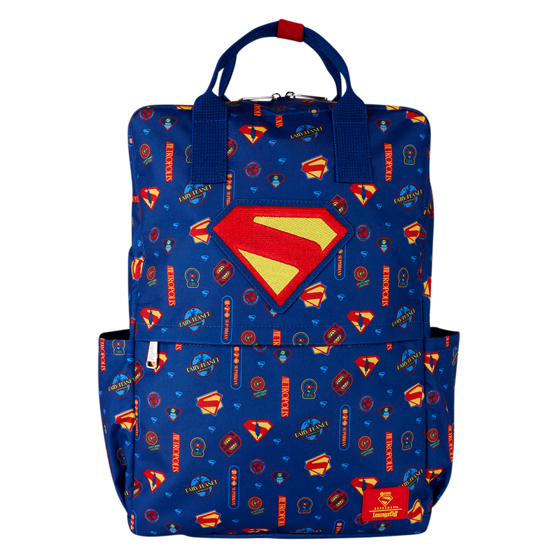 Superman All-Over Print Full-Size Backpack