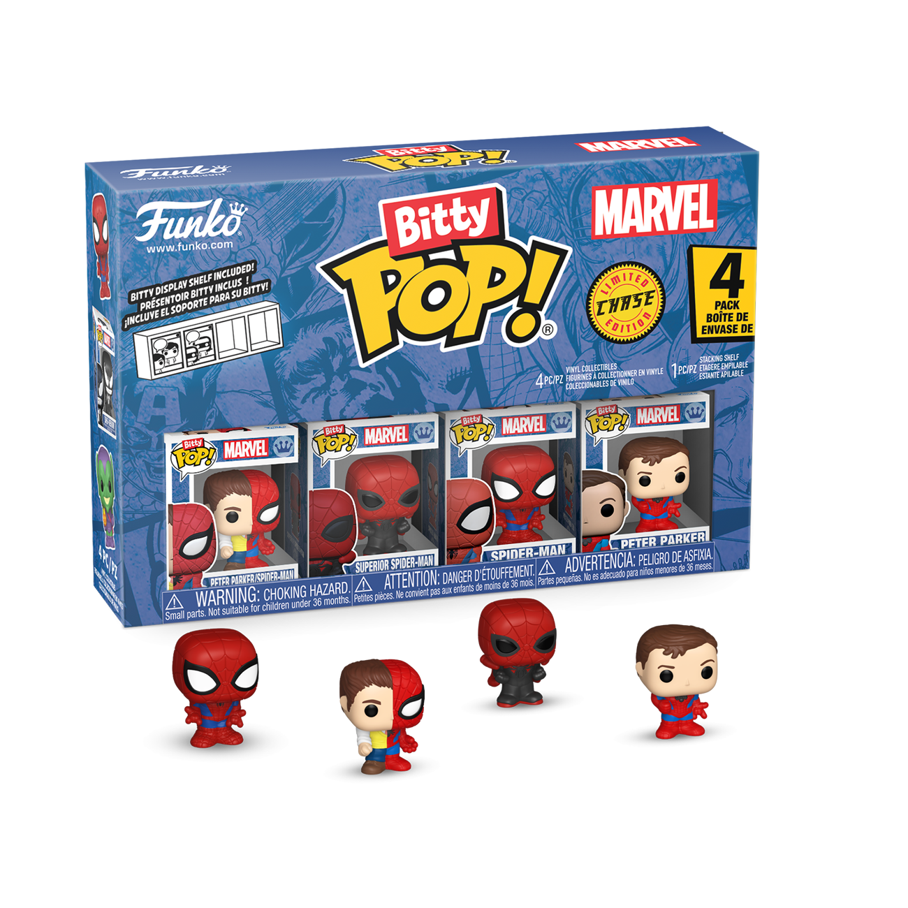 Bitty Pop! Spider-Man 4-Pack Series 4