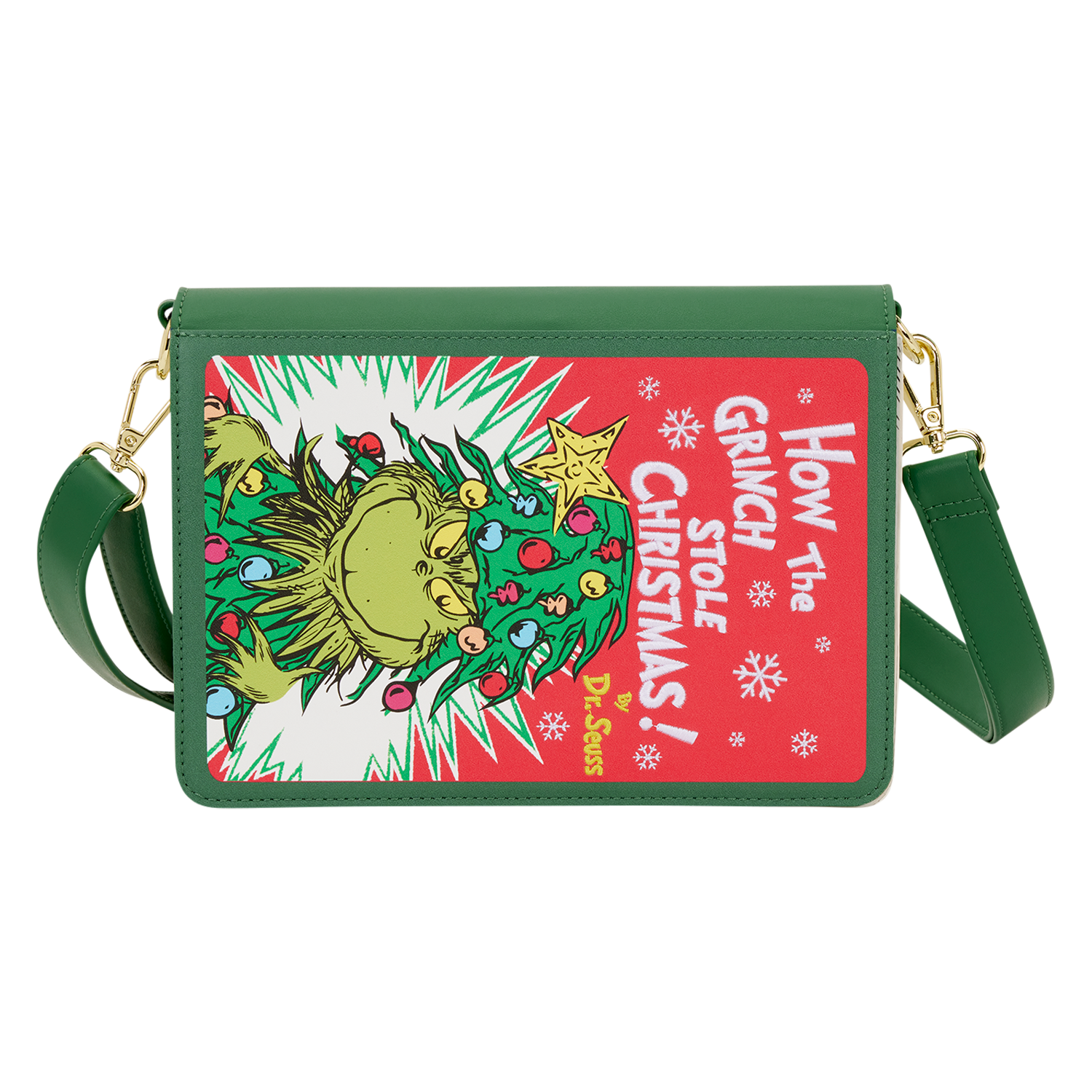 Dr. Seuss How the Grinch Stole Christmas! Holiday Color-In Crossbody Bag