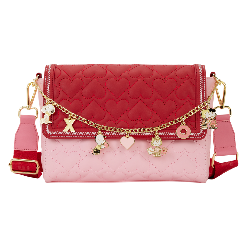Peanuts Snoopy Valentine's Day Charm Crossbody Bag