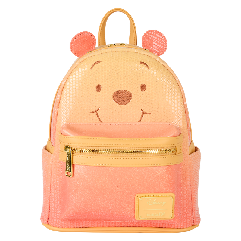 Winnie the Pooh Cosplay Sequin & Glitter Mini Backpack