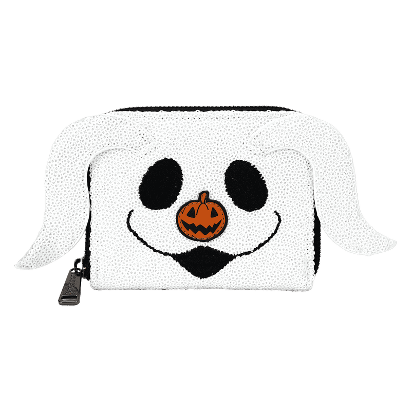 The Nightmare Before Christmas Exclusive Zero Sequin Cosplay Glow Zip Around Wallet