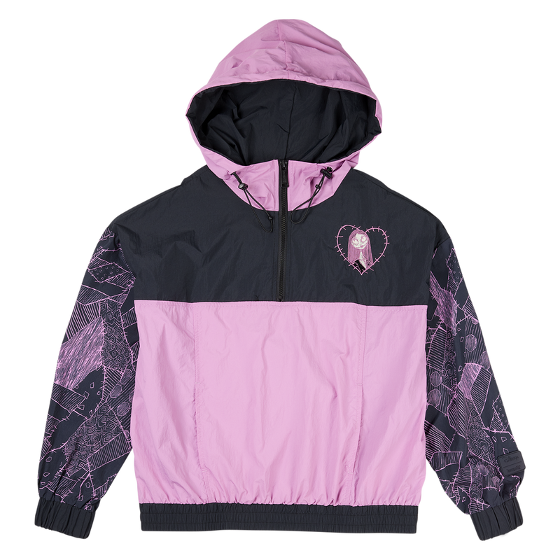 The Nightmare Before Christmas Sally Half-Zip Unisex Windbreaker