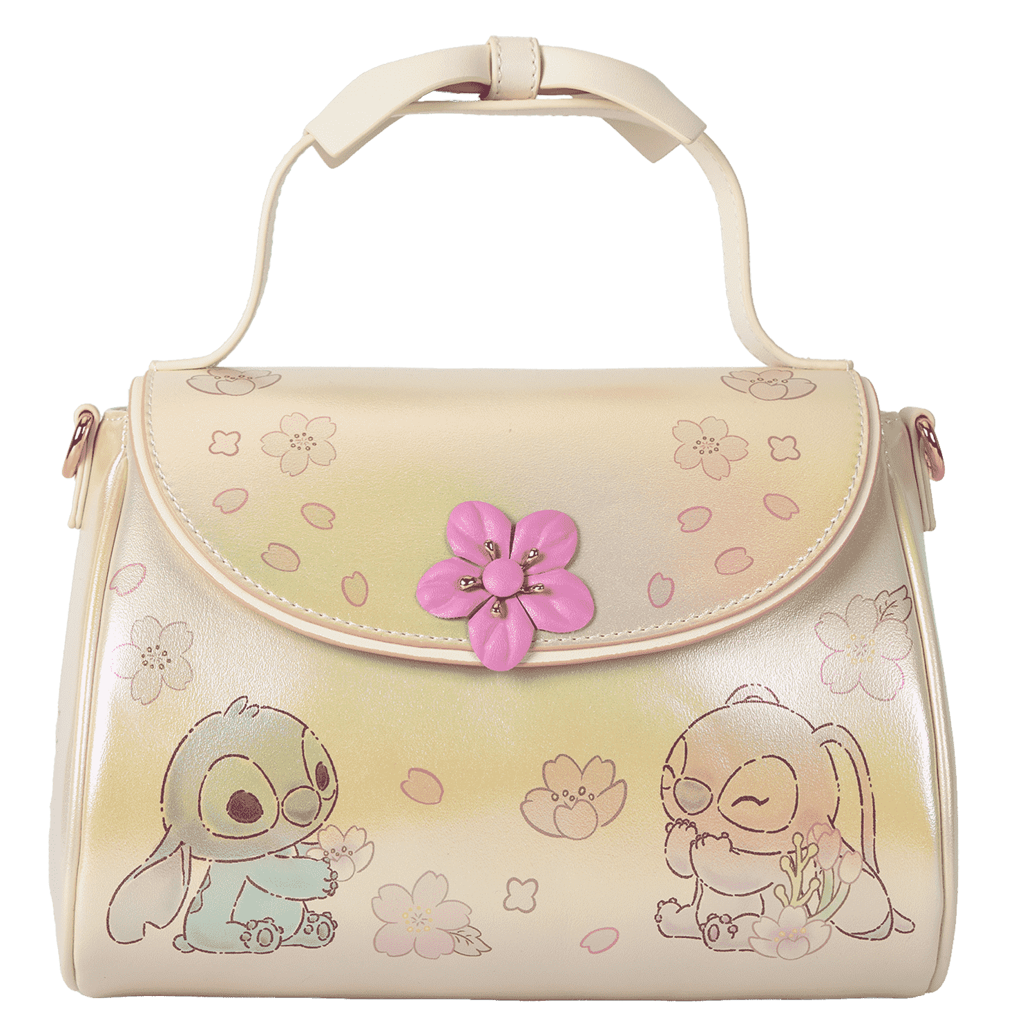 Stitch & Angel Cherry Blossom Bow Handle Crossbody Bag