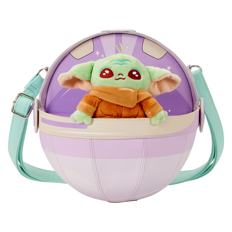 The Mandalorian Grogu Figural Pod Plush Crossbody Bag