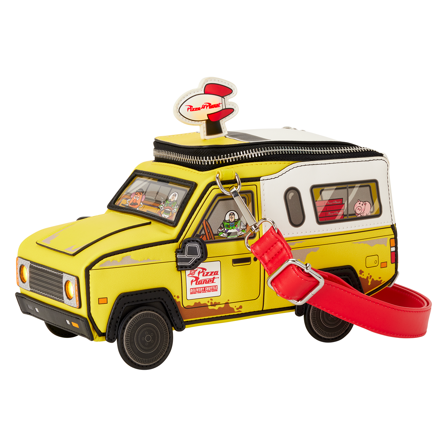 Toy Story 30th Anniversary Exclusive Pizza Planet Car Light-Up Figural Crossbody Bag