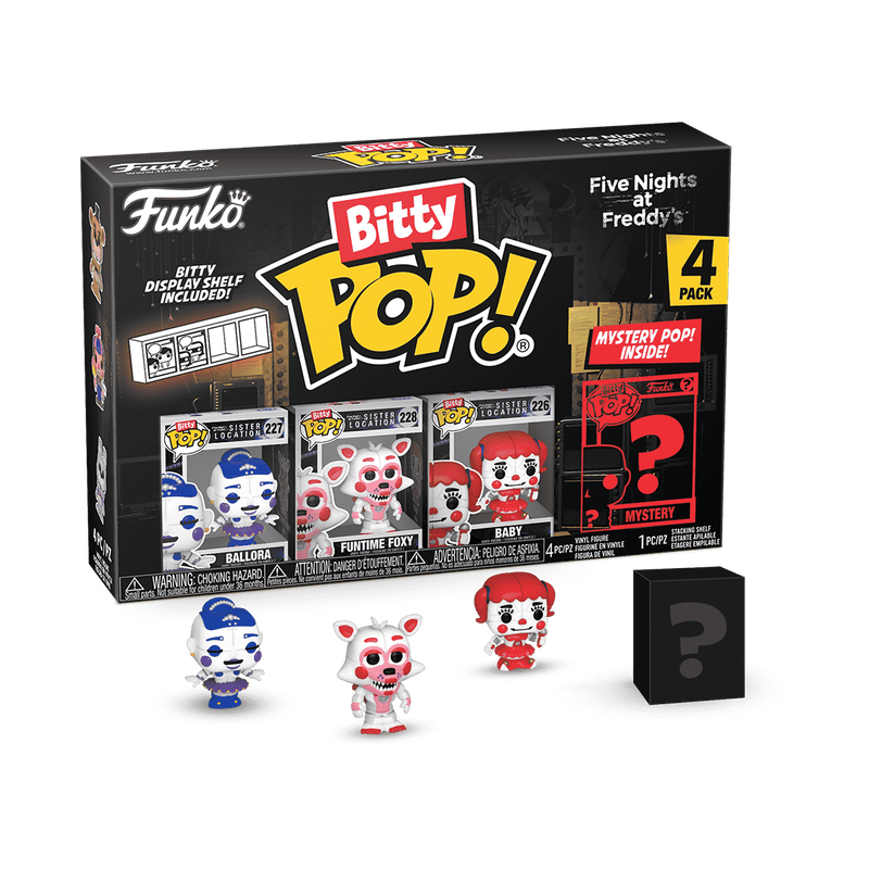 Bitty Pop! Five Nights at Freddy's 4-Pack Series 1
