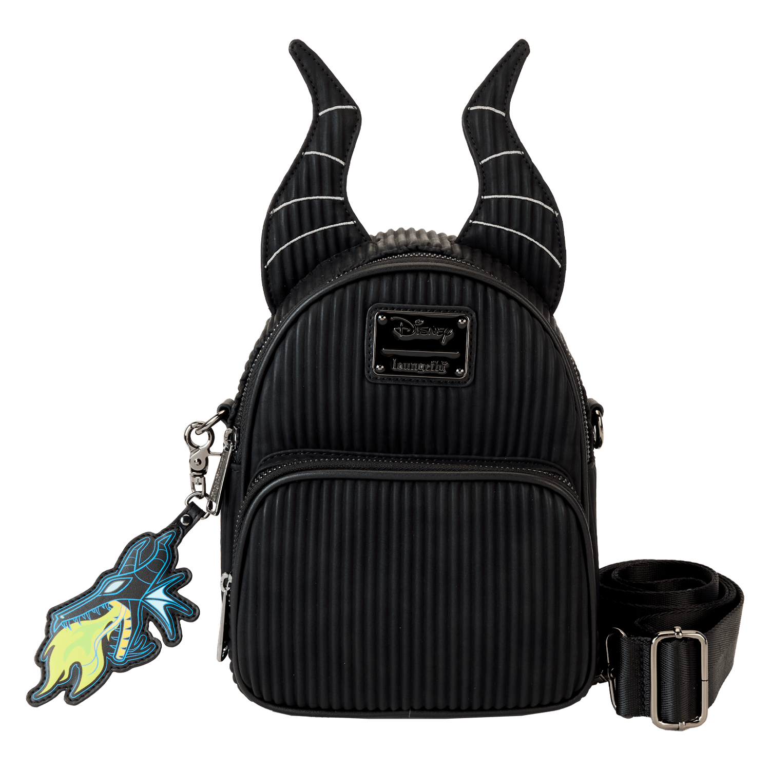 Sleeping Beauty Maleficent Dragon Convertible Mini Backpack & Crossbody Bag
