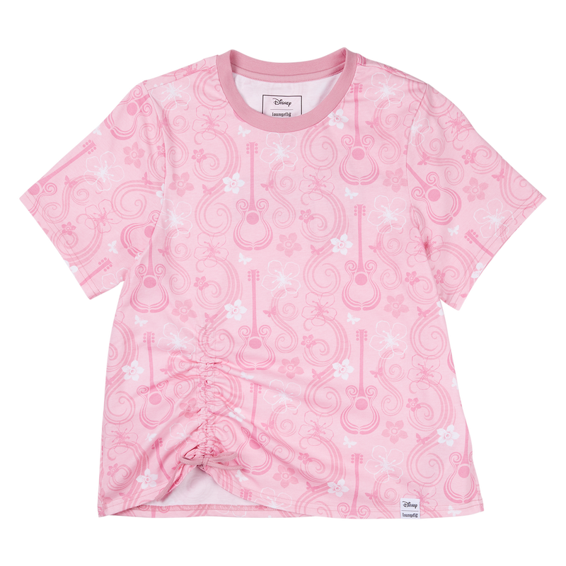 Hannah Montana Drawstring Hem All-Over Print Unisex Tee