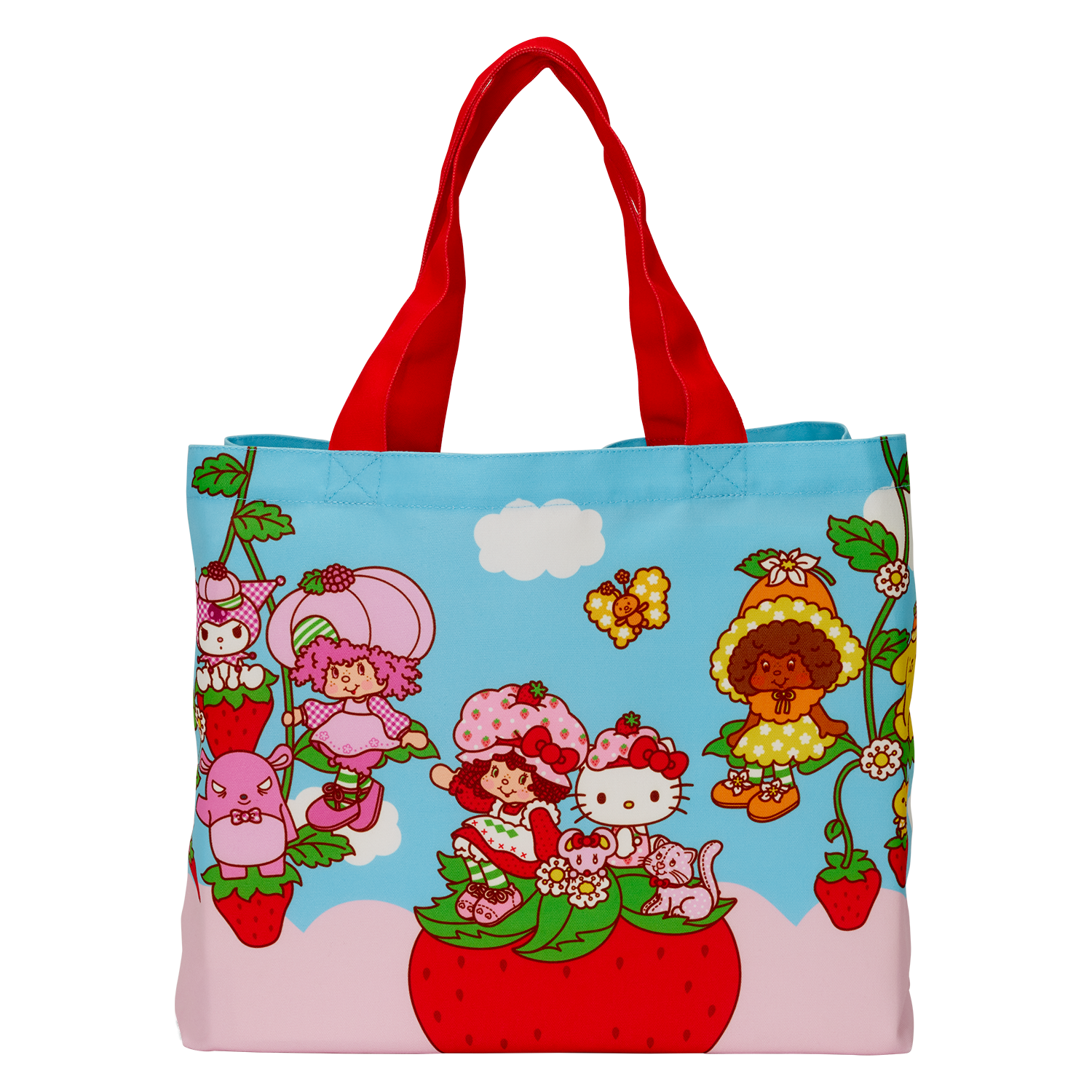 Sanrio Hello Kitty & Friends x Strawberry Shortcake Canvas Tote Bag