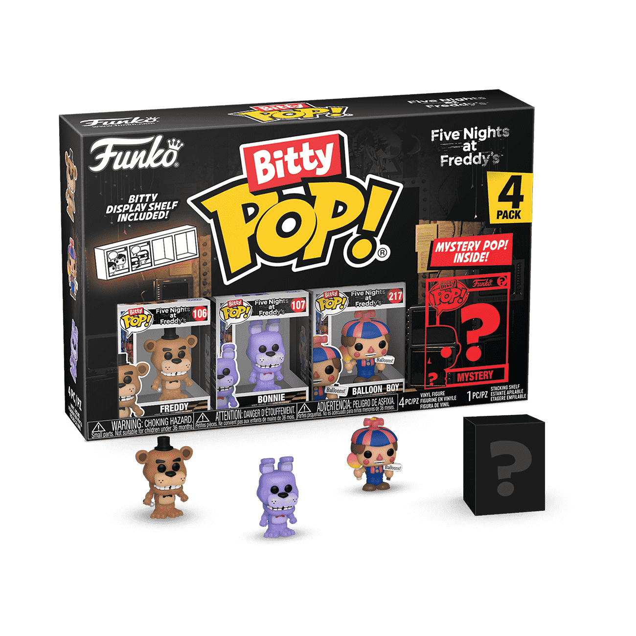 Bitty Pop! Five Nights at Freddy's 4-Pack Series 3