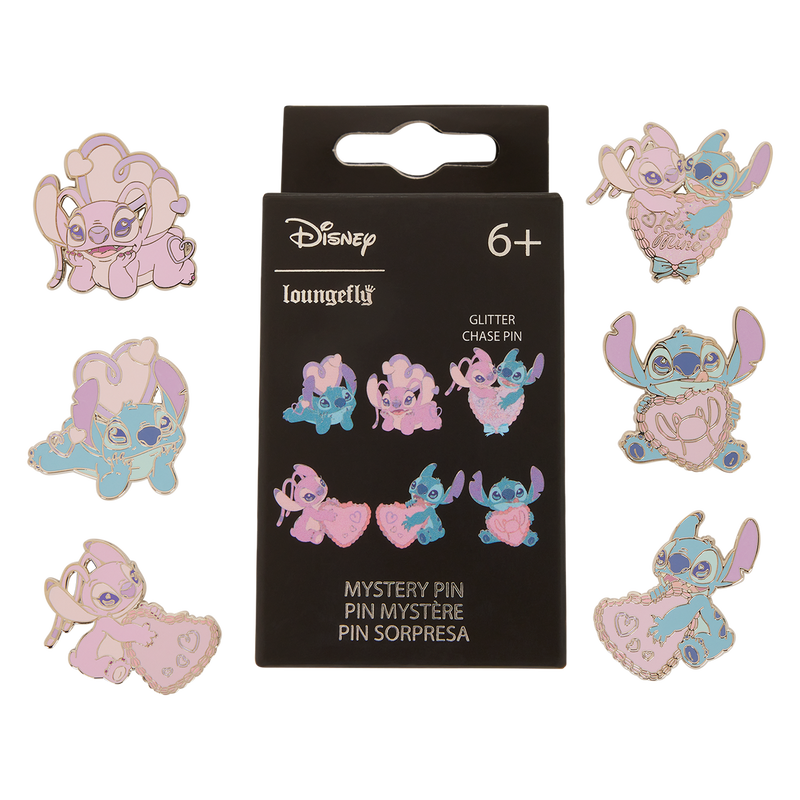 Stitch & Angel Be Mine Mystery Box Pin