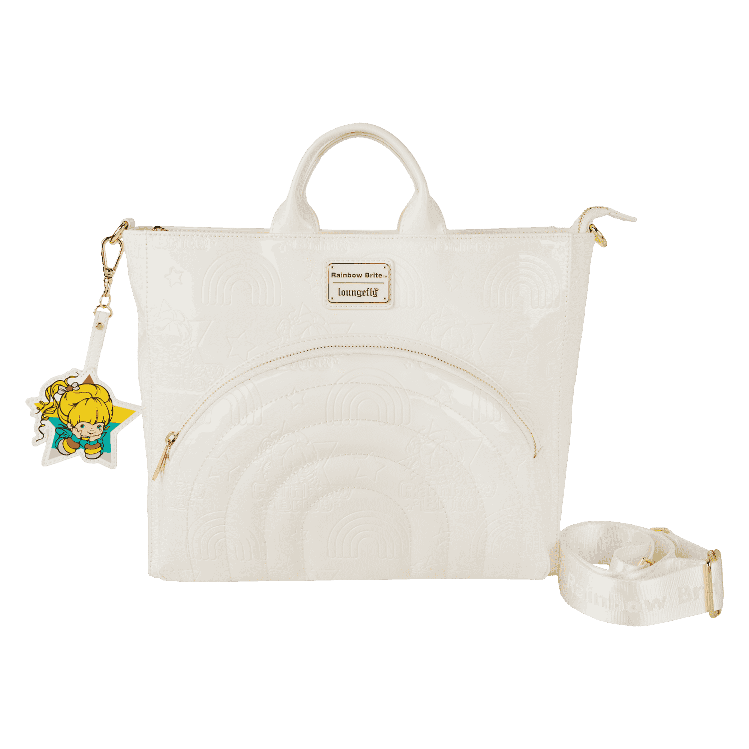 Rainbow Brite? Iridescent Convertible Backpack & Tote Crossbody Bag