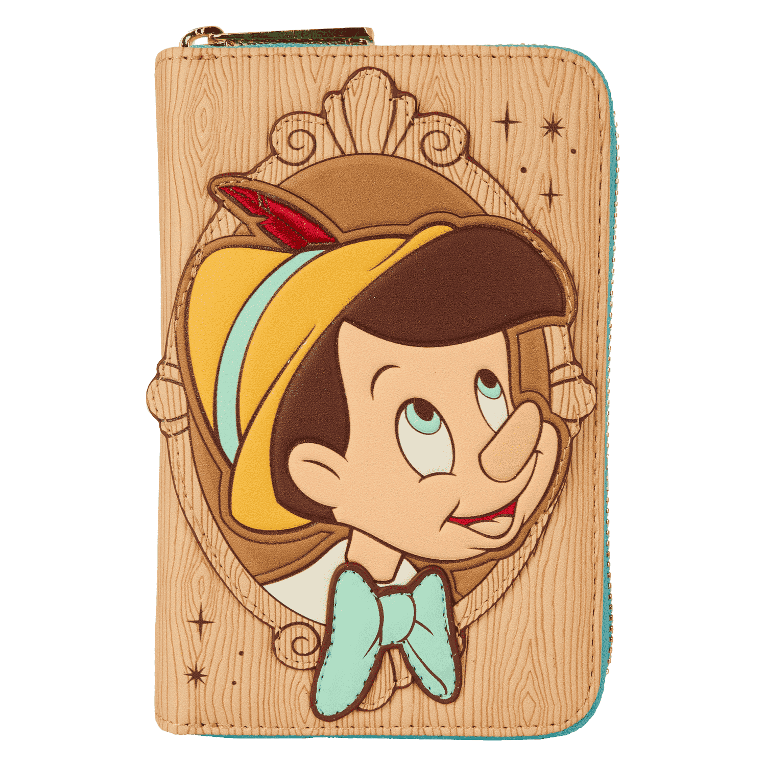 Pinocchio Cameo Zip Around Wallet