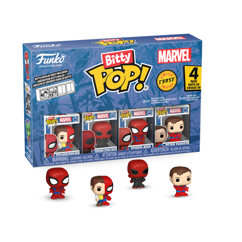Bitty Pop! Spider-Man 4-Pack Series 4