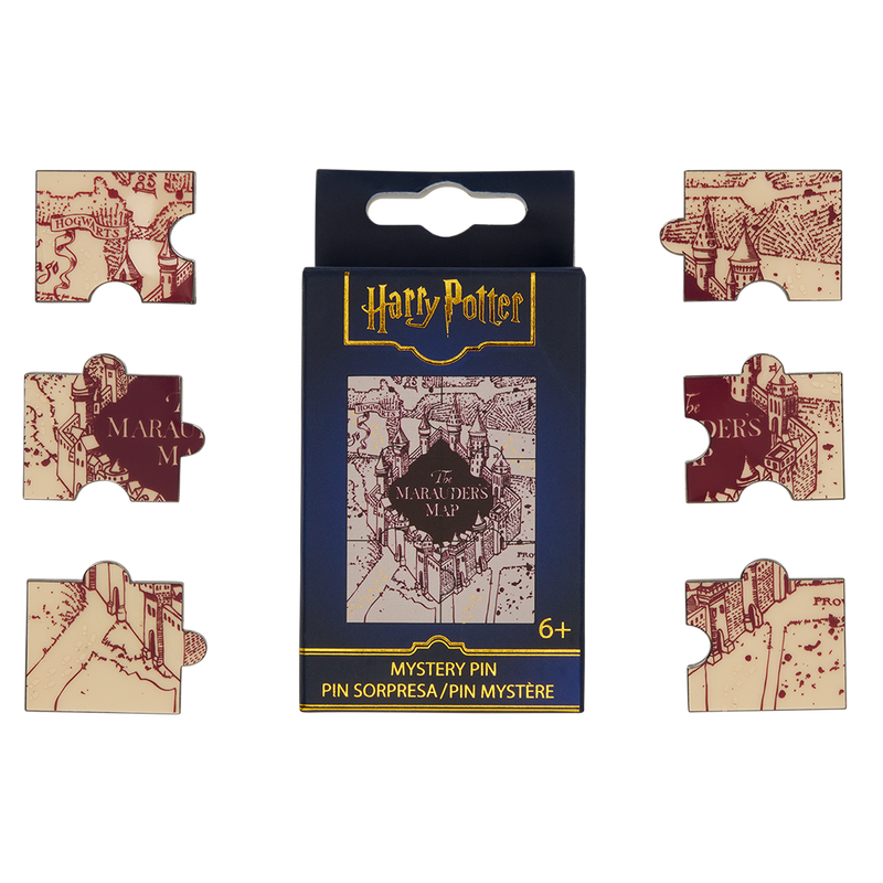 Harry Potter Exclusive The Marauder's Map Puzzle Mystery Box Pin
