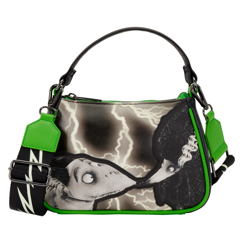 Frankenweenie Sparky & Persephone Glow Crossbody Bag