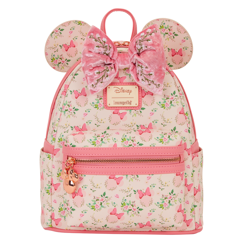 Minnie Mouse Floral All-Over Print Mini Backpack