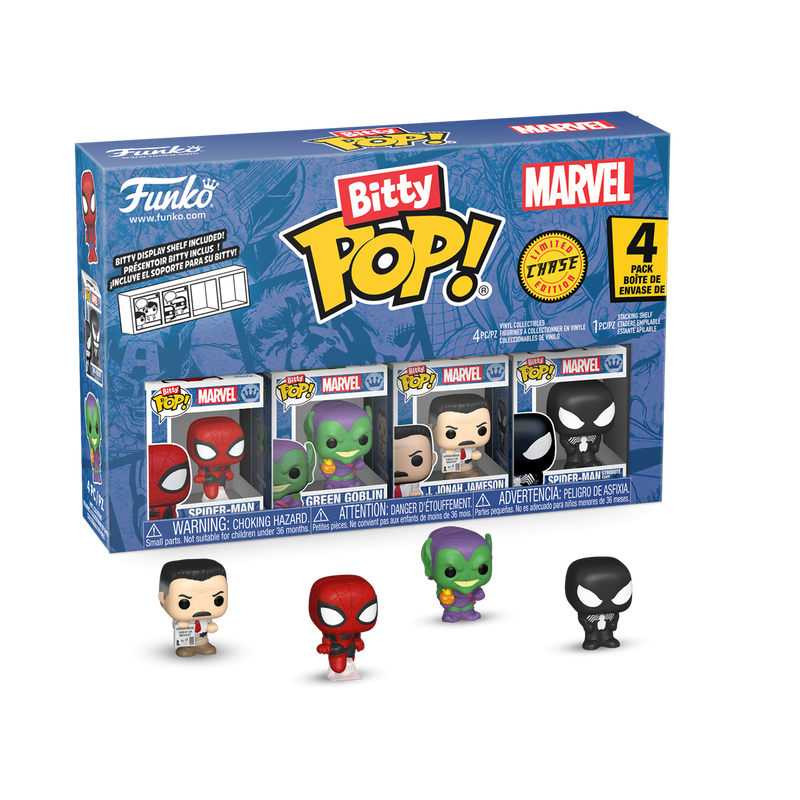Bitty Pop! Spider-Man 4-Pack Series 1