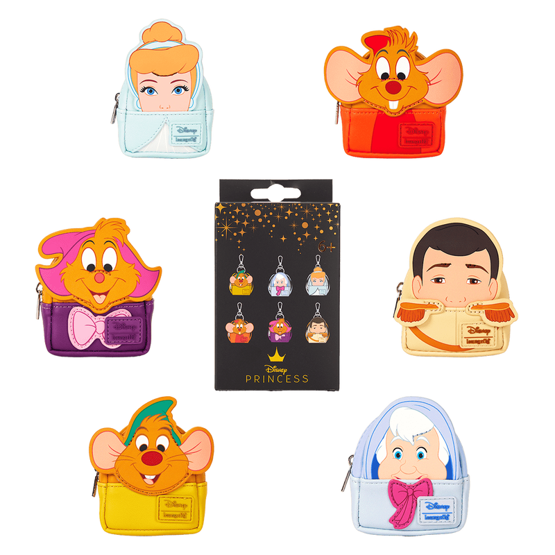 Cinderella 75th Anniversary Cosplay Mystery Mini Backpack Keychain Charm