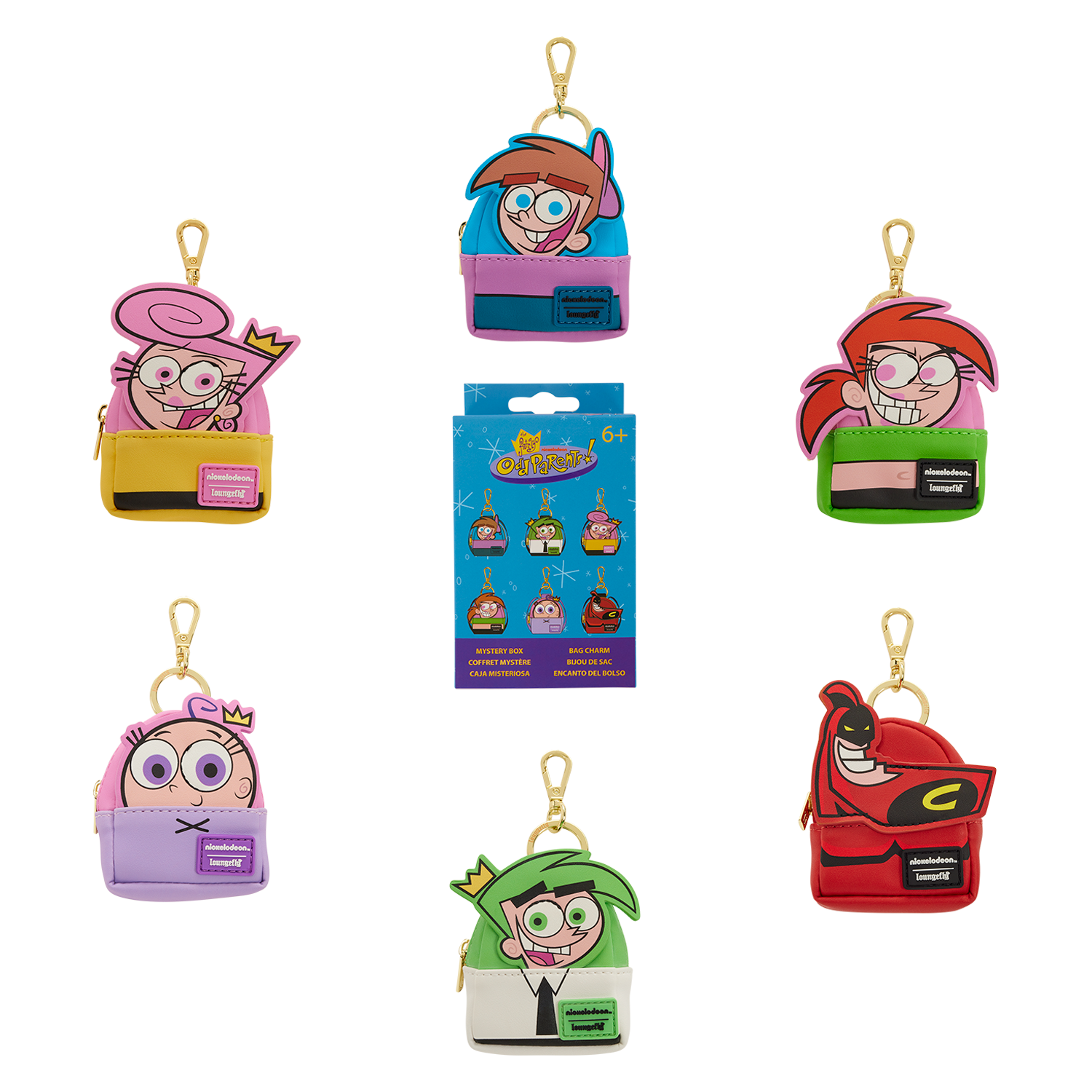 The Fairly OddParents Exclusive Cosplay Mystery Mini Backpack Keychain Charm