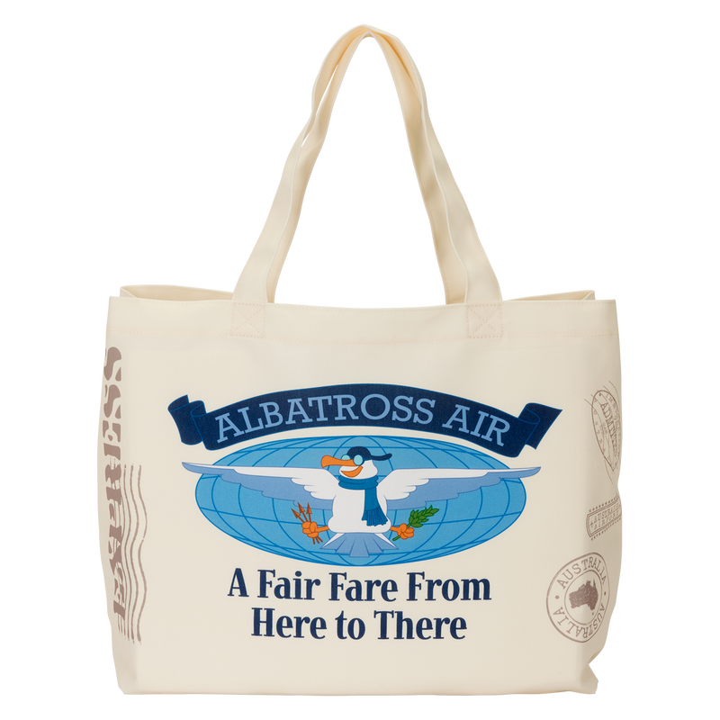 The Rescuers Down Under Albatross Air Canvas Tote Bag