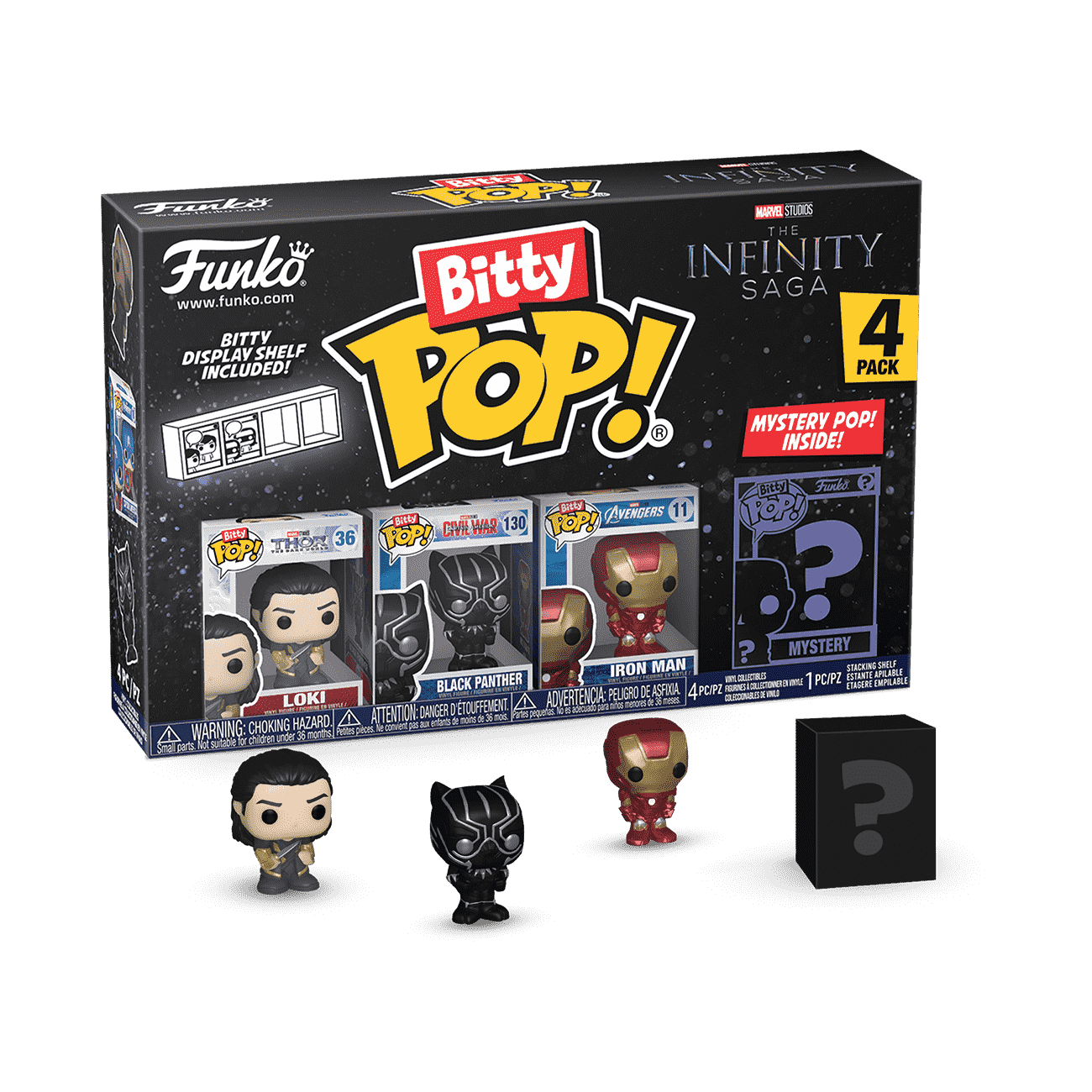 Bitty Pop! Marvel the Infinity Saga 4-Pack Series 4