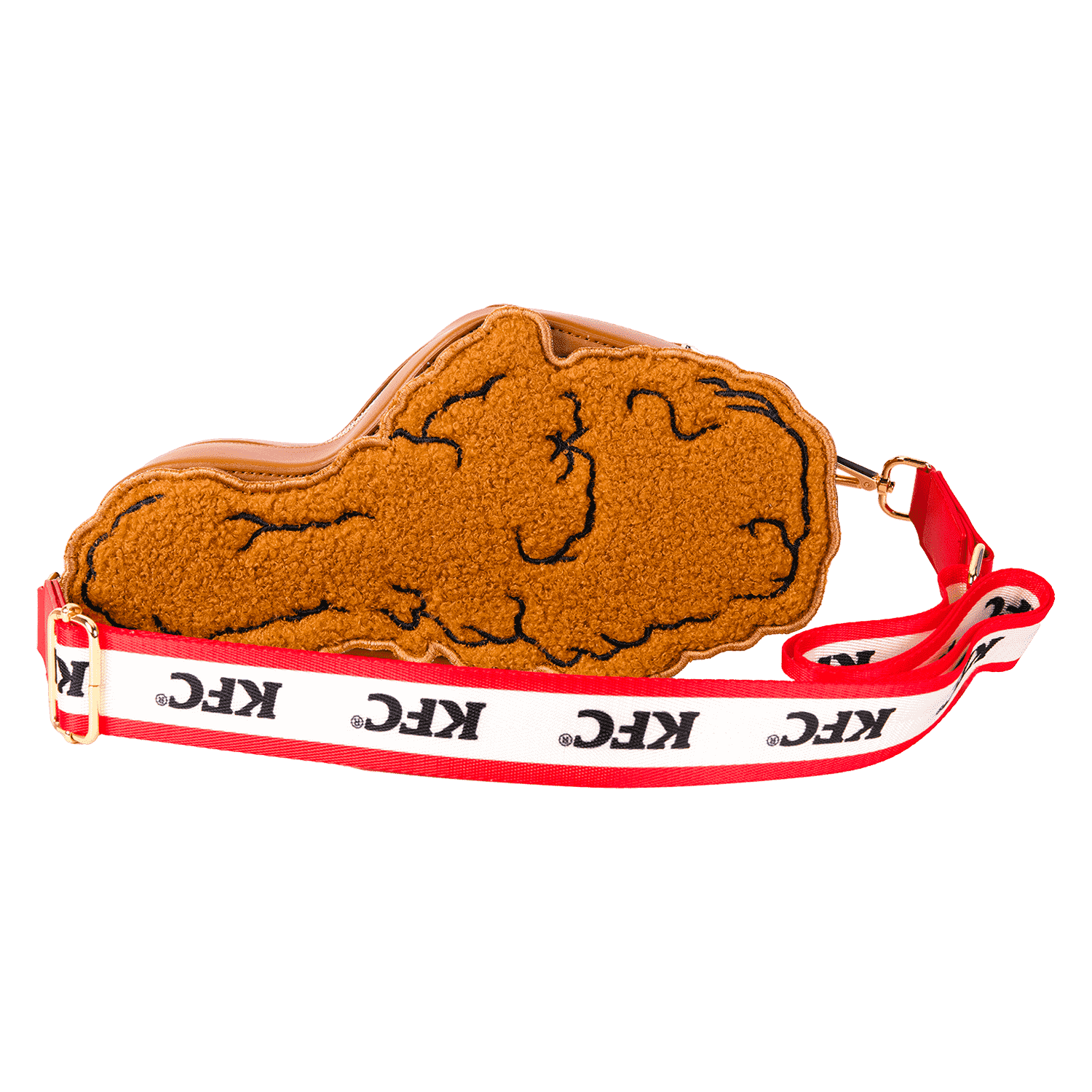 KFC Drumstick Sherpa Crossbody Bag