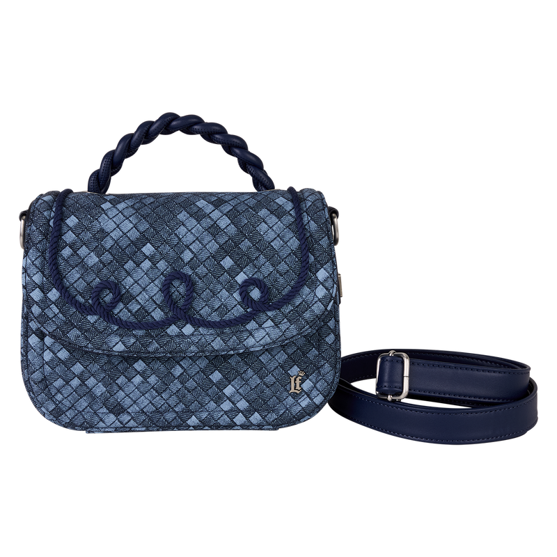 Loungefly Blue Checkered Crossbody Bag