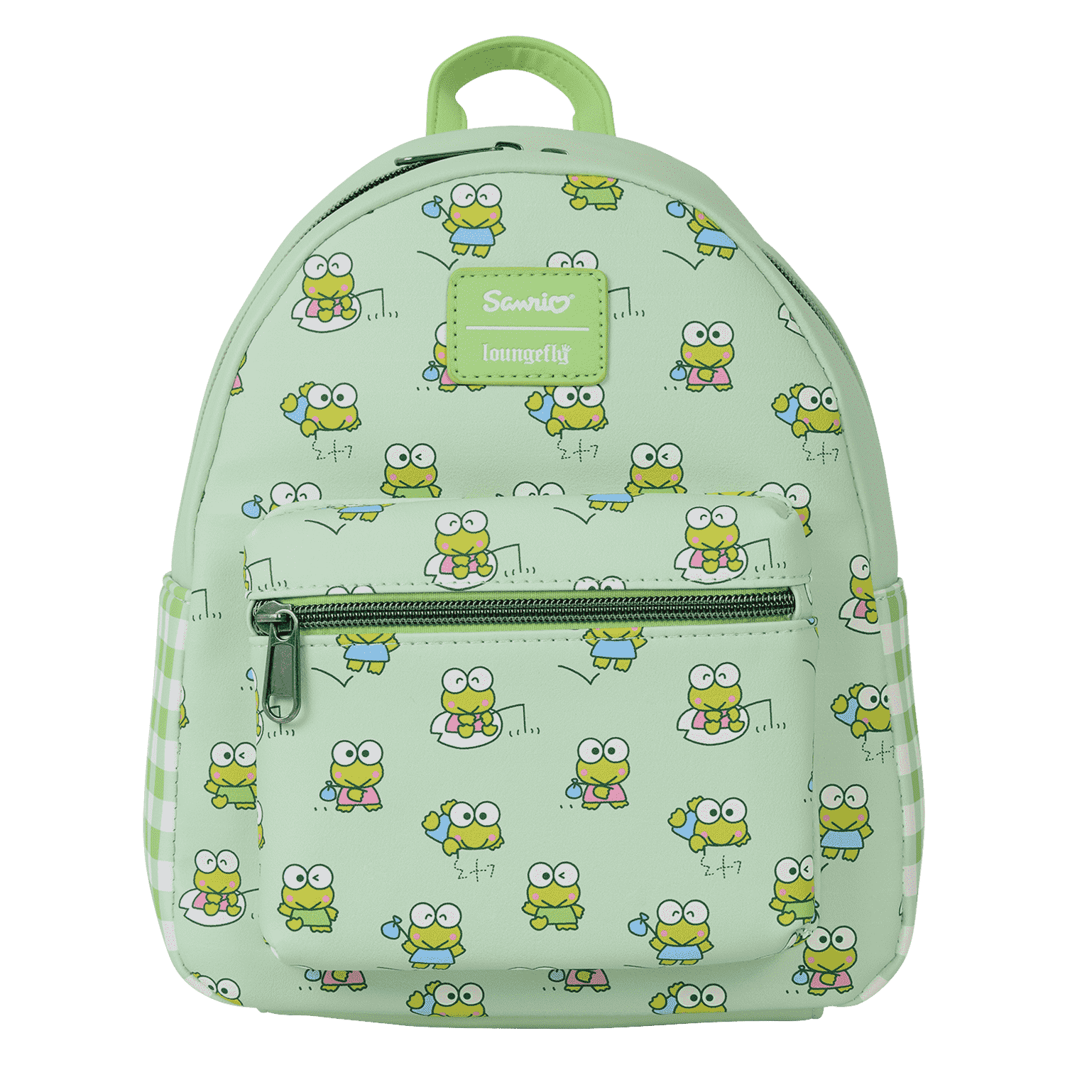 Sanrio Exclusive Keroppi Gingham Mini Backpack