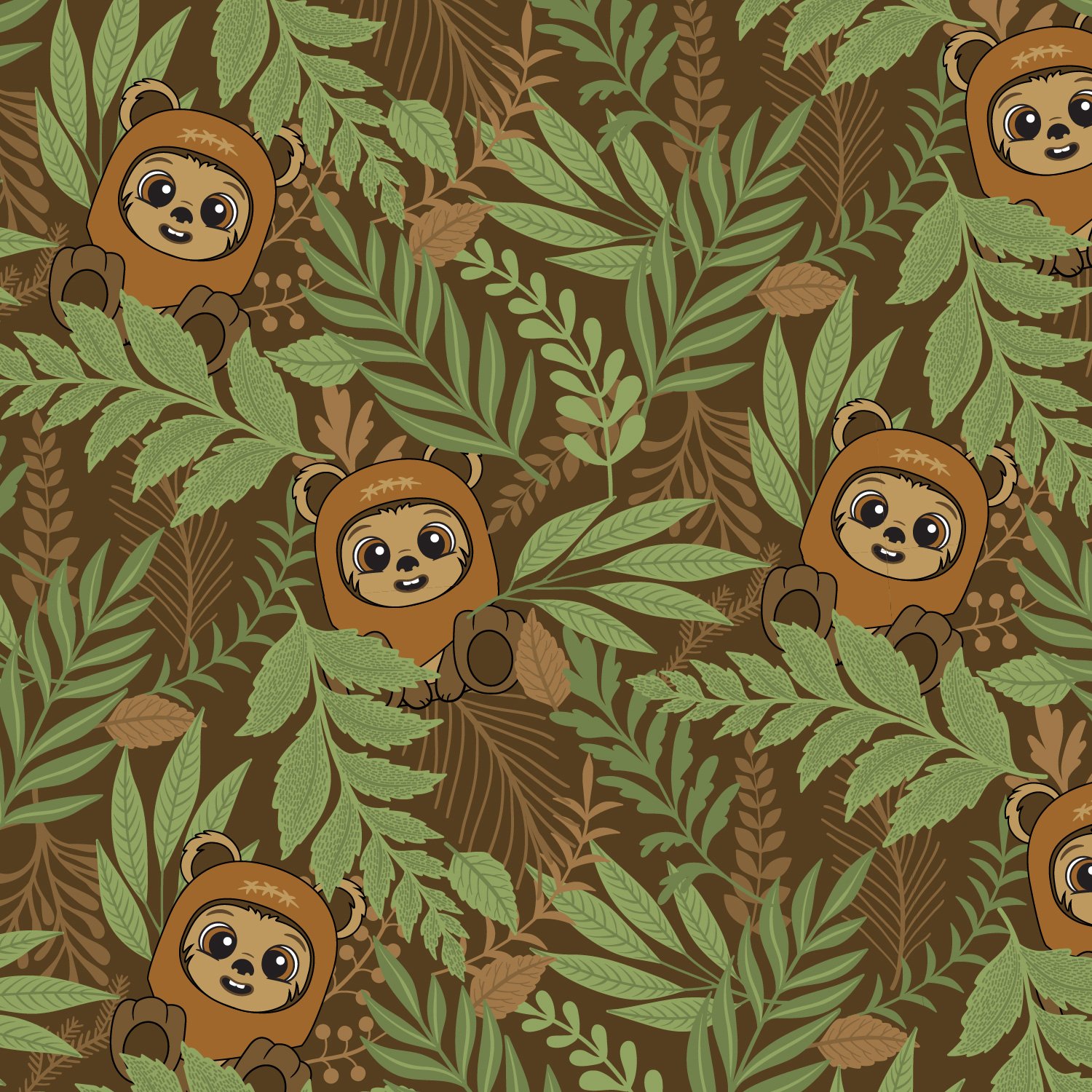 Star Wars Wicket W. Warrick Cosplay Flap Wallet