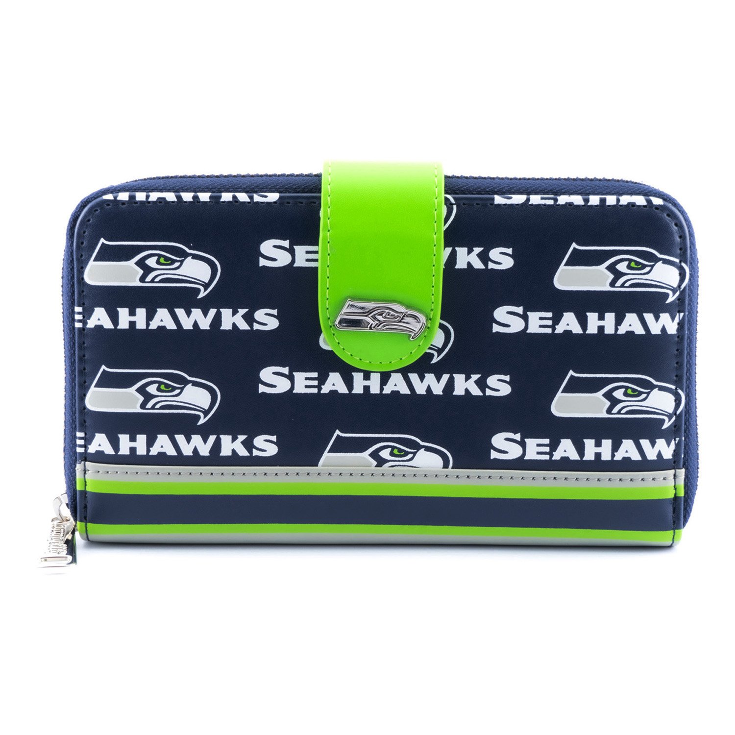 NFL Seattle Seahawks Logo Zip Around Wallet