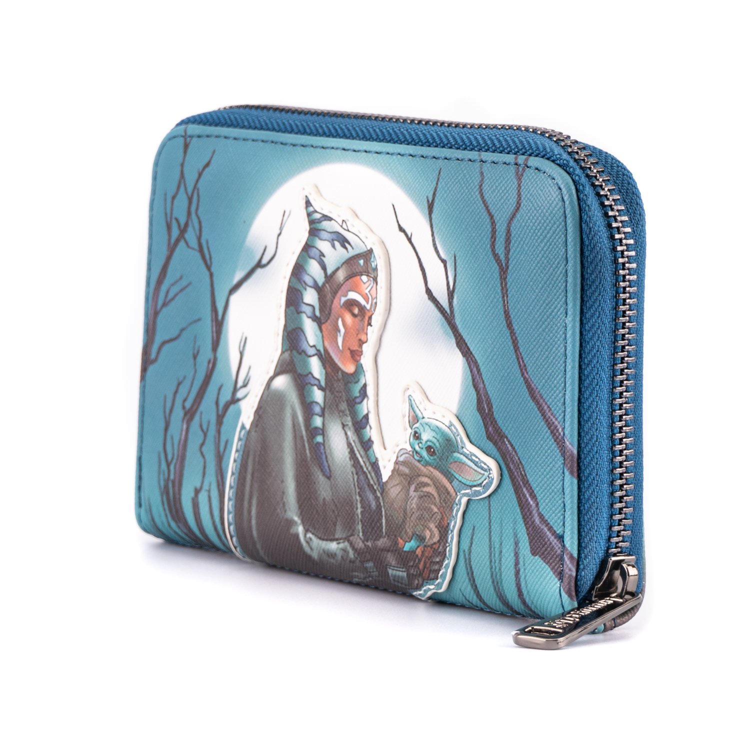 NYCC 2021 Virtual Con Exclusive - Star Wars The Mandalorian Ahsoka and Grogu Zip Around Wallet