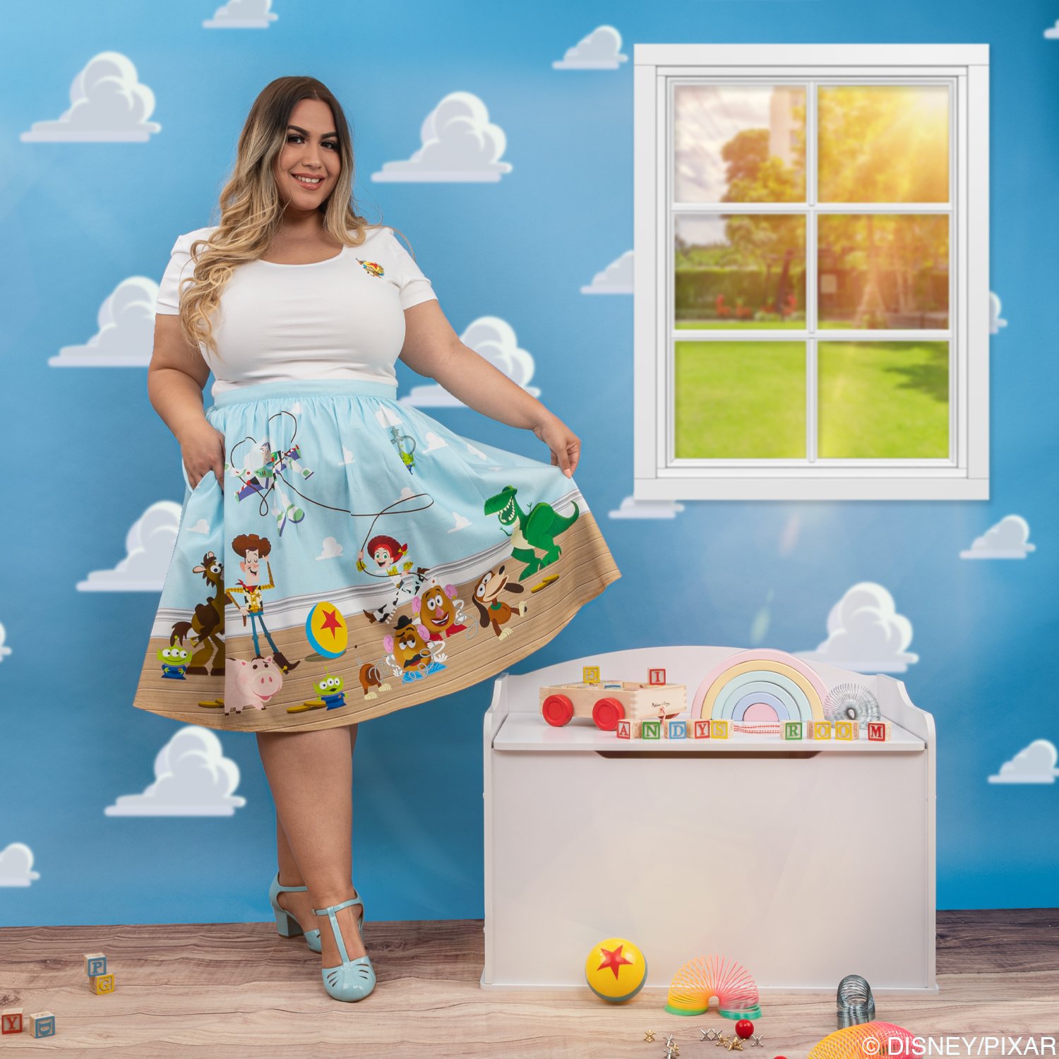 Pixar Stitch Shoppe Toy Story Friends  Sandy  Skirt