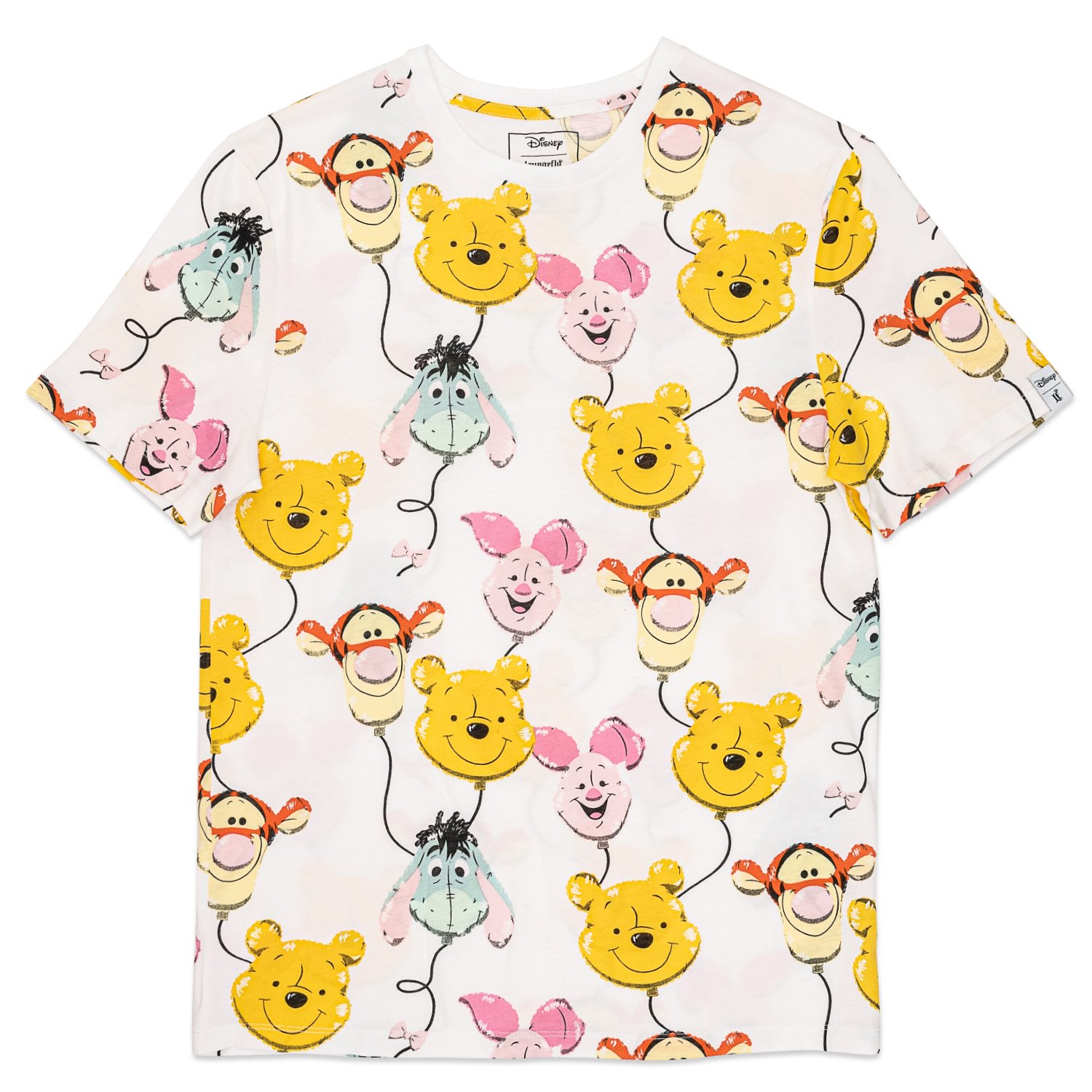 Loungefly Disney Winnie the Pooh & Friends Balloons Print Tee